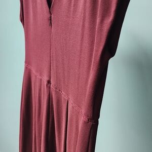 Express Deep Burgundy Maxi Dress